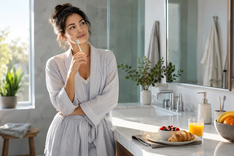 Should You Brush Before or After Breakfast? What Dentists Recommend